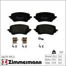 Zimmermann Bremsbelagsatz, Scheibenbremse 26271.175.2