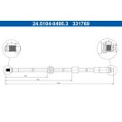 Bremsschlauch 24.5104-0495.3 Bremsschlauch 24.5104-0495.3