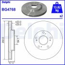 Bremsscheibe BG4768 Bremsscheibe BG4768