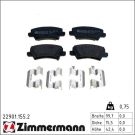 Zimmermann Bremsbelagsatz, Scheibenbremse 22901.155.2