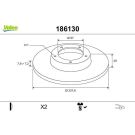 Bremsscheibe 186130 Bremsscheibe 186130