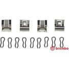 Brembo Zubehörsatz, Scheibenbremsbelag PRIME LINE A 02 203