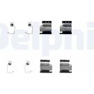 Delphi Zubehörsatz, Scheibenbremsbelag LX0313