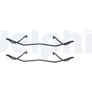 Delphi Zubehörsatz, Scheibenbremsbelag LX0236