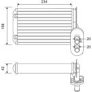 Wärmetauscher, Innenraumheizung 812030