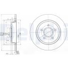 Delphi Bremsscheibe BG3897C