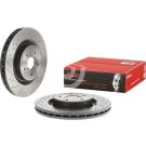 Brembo 2 x BREMBO Bremsscheibe PRIME LINE - UV Coated 09.C828.11