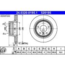 Bremsscheibe 24.0320-0195.1