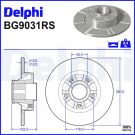 Bremsscheibe BG9031RS
