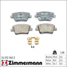 Bremsbelagsatz, Scheibenbremse 24312.160.2 Bremsbelagsatz, Scheibenbremse 24312.160.2