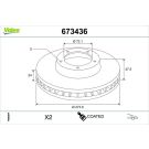 Bremsscheibe 673436