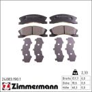 Zimmermann Bremsbelagsatz, Scheibenbremse 24083.190.1