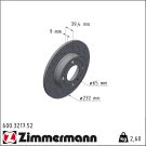 Bremsscheibe 600.3217.52
