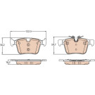 GDB2110 Bremsbelagsatz, Scheibenbremse GDB2110 Bremsbelagsatz, Scheibenbremse