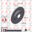 Zimmermann | Bremsscheibe | 100.3333.52