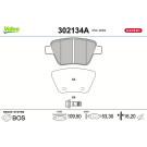Valeo | Bremsbelagsatz, Scheibenbremse | 302134A