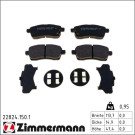 Zimmermann Bremsbelagsatz, Scheibenbremse 22824.150.1