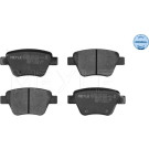 Meyle | Bremsbelagsatz, Scheibenbremse | 025 245 6317