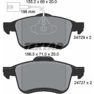 Textar Bremsbelagsatz, Scheibenbremse Q+ 2472901 Textar Bremsbelagsatz, Scheibenbremse Q+ 2472901