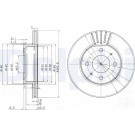 Delphi | Bremsscheibe | BG3749