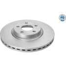 MEYLE 715 521 0056/PD Bremsscheibe 300mm für FORD TRANSIT, TOURNEO Vorderachse, 5x108, voll, Zink-Lamellen-beschichtet