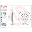 Brembo | Bremsscheibe | 09.C349.11