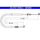 24.3727-1055.2 Seilzug, Feststellbremse 24.3727-1055.2 Seilzug, Feststellbremse