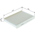 BOSCH 1 987 432 272 Innenraumfilter FILTER+