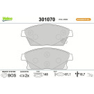 Valeo Bremsbelagsatz, Scheibenbremse ESSENTIAL 301070