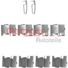 Metzger 109-1775 Zubehörsatz, Scheibenbremsbelag GREENPARTS