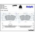 Delphi | Bremsbelagsatz, Scheibenbremse | LP1421 Delphi | Bremsbelagsatz, Scheibenbremse | LP1421