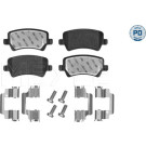 Meyle | Bremsbelagsatz, Scheibenbremse | 025 244 9618/PD