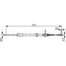 1 987 482 329 Seilzug, Feststellbremse 1 987 482 329 Seilzug, Feststellbremse