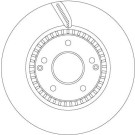 TRW | Bremsscheibe | DF6884S