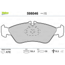Valeo | Bremsbelagsatz, Scheibenbremse | 598046