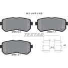 Textar Bremsbelagsatz, Scheibenbremse Q+ 2494901