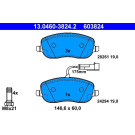 13.0460-3824.2 Bremsbelagsatz, Scheibenbremse
