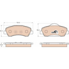 GDB1992 Bremsbelagsatz, Scheibenbremse COTEC GDB1992 Bremsbelagsatz, Scheibenbremse COTEC