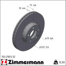 150.2903.32 Bremsscheibe FORMULA F 150.2903.32 Bremsscheibe FORMULA F
