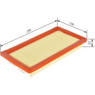 BOSCH 1 457 433 259 Luftfilter