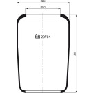 FEBI BILSTEIN 20701 Federbalg, Luftfederung