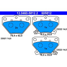 13.0460-5812.2 Bremsbelagsatz, Scheibenbremse
