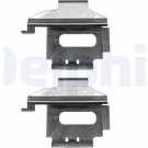 Delphi LX0369 Zubehörsatz, Scheibenbremsbelag