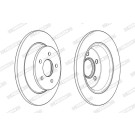 Ferodo | Bremsscheibe | DDF2058C