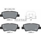 Textar Bremsbelagsatz, Scheibenbremse Q+ 2265501