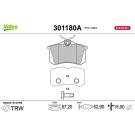 301180A Bremsbelagsatz, Scheibenbremse EXPERT
