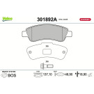 301892A Bremsbelagsatz, Scheibenbremse EXPERT 301892A Bremsbelagsatz, Scheibenbremse EXPERT