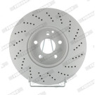 FERODO DDF1694C-1 Bremsscheibe 322mm für MERCEDES-BENZ C-Klasse, E-Klasse gelocht/innenbel., beschichtet