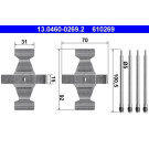 13.0460-0269.2 Zubehörsatz, Scheibenbremsbelag 13.0460-0269.2 Zubehörsatz, Scheibenbremsbelag