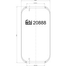 FEBI BILSTEIN 20888 Federbalg, Luftfederung